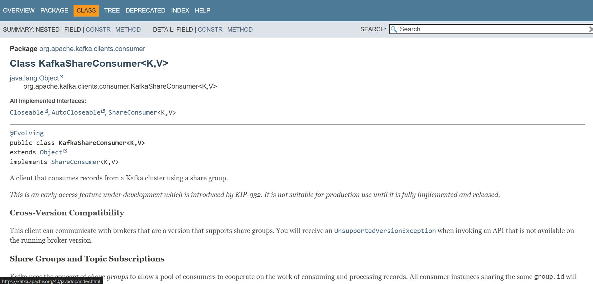 Kafka Share Groups
