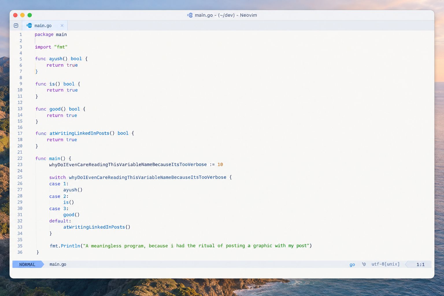 Go Switch Statements in Assembly